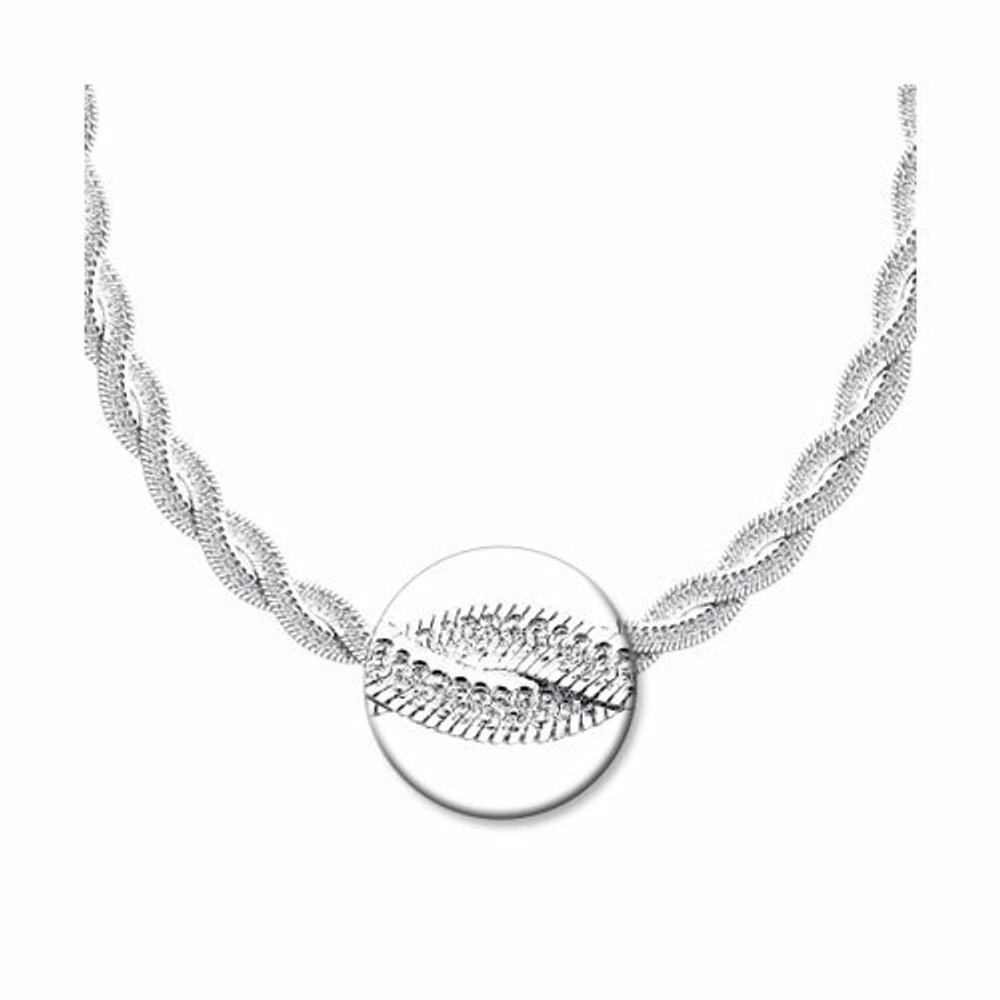 Колье из серебра