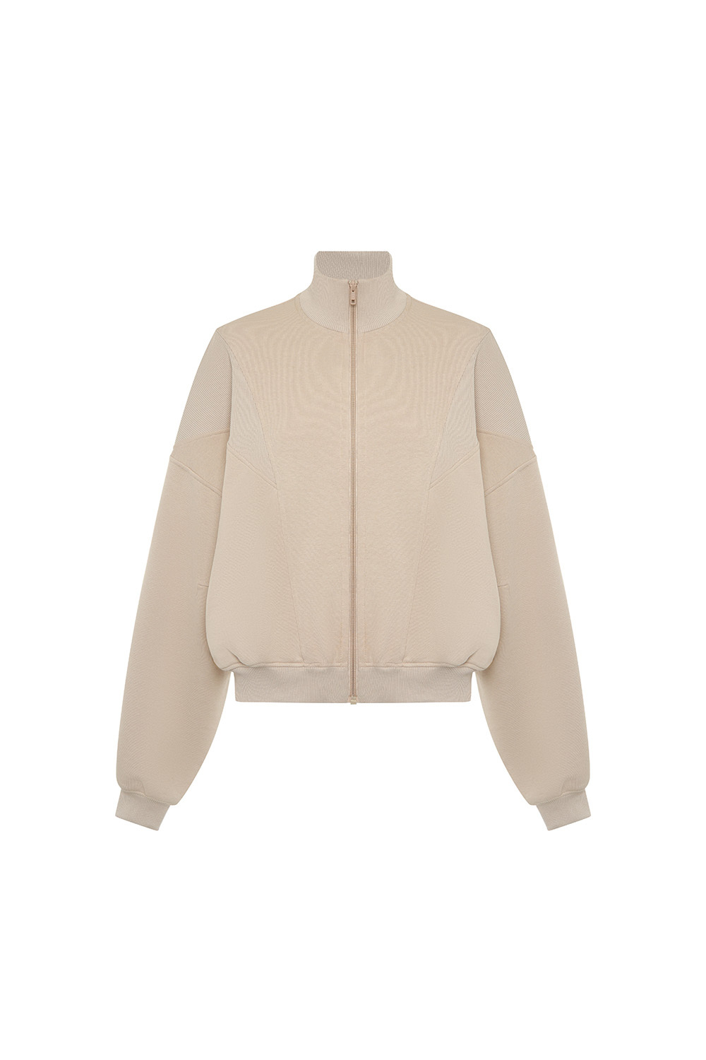 Олимпийка с рельефными швами Крем