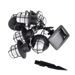 USL-S-121-PT2500 LANTERNS Садовая гирлянда на солнечной батарее Фонарики. 60 светодиодов. Эффект пламени. 1xАА Ni-Mh аккумулятор в-к. IP44. TM Uniel