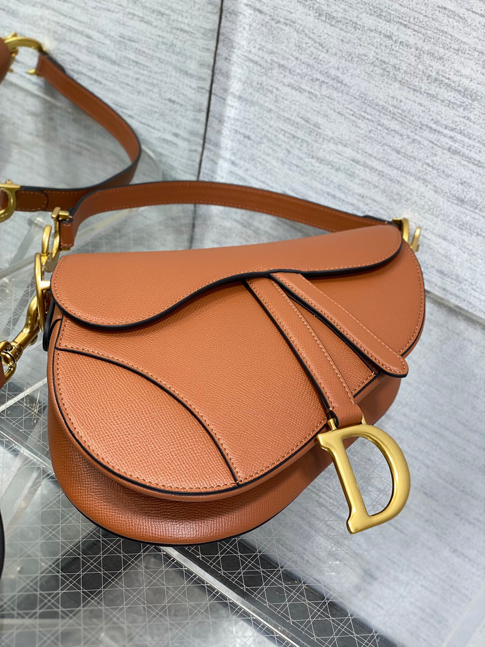 Christian Dior Saddle Bag with Strap