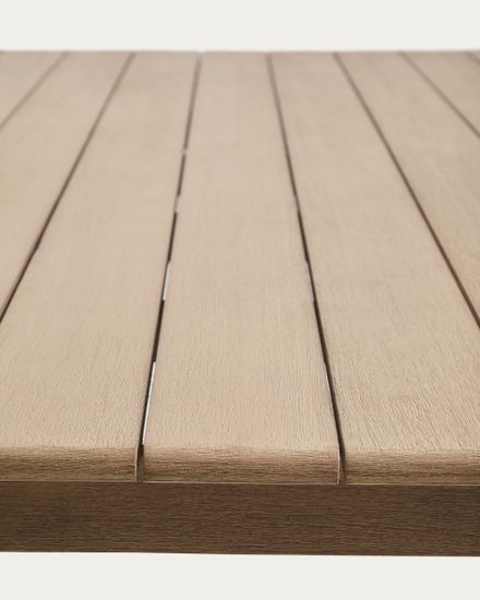 Комплект садовой мебели Sori стол и 4 стула Arinella из акации и бежевой веревки