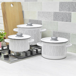 Набор кастрюль "Геометрия"