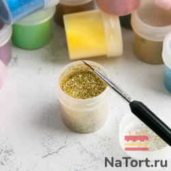 Блестки декоративные «Коричневый» 10 гр