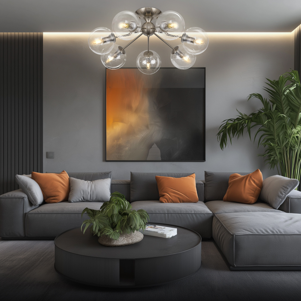 Citilux Томми CL102171 Люстра потолочная Матовый Хром