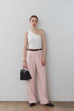 БАЗОВЫЙ ТОНКИЙ РЕМЕНЬ С МЯТОЙ ПРЯЖКОЙ BORDO