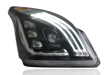 Передние фары Тойота Ленд Крузер Прадо 120 2003-2009 V3 Type [Комплект Л+П; ходовые огни; би LED линза; светодиодный поворотник]