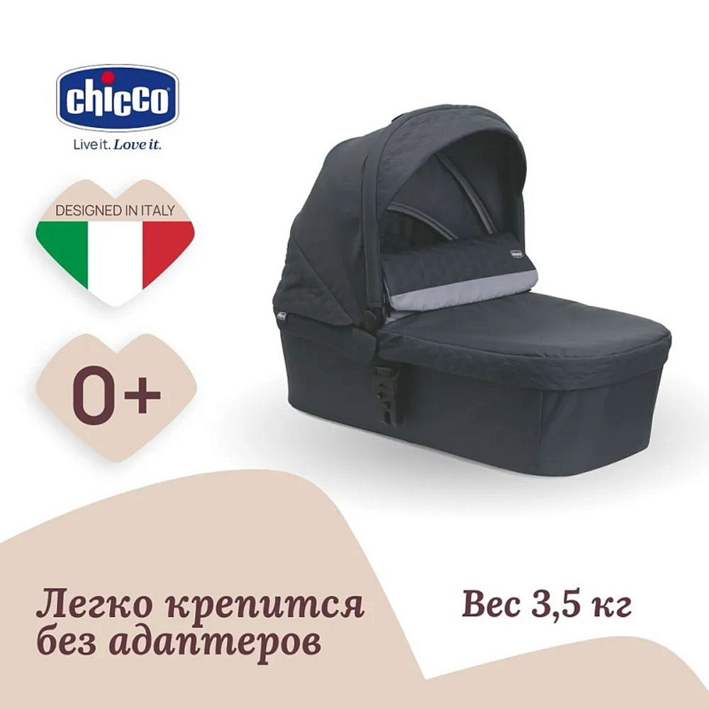 Коляска Chicco Seety 2 в 1 Boston Grey
