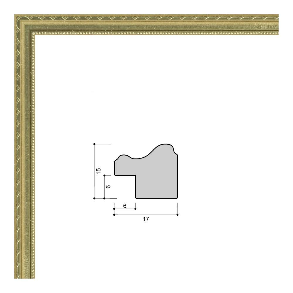 Фоторамка 21х30 см серебро, орнамент, арт. 2130.695364