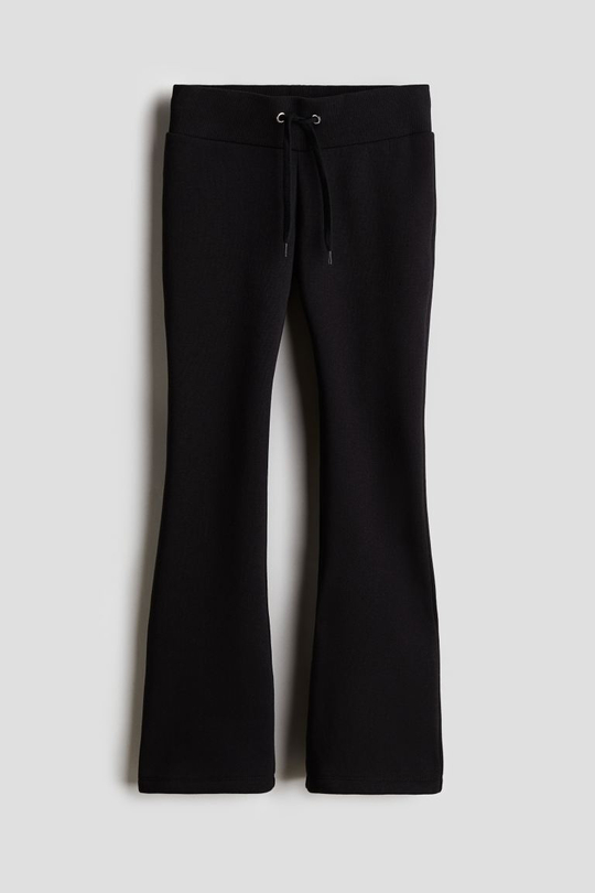 H&M Брюки с эластичным поясом, черный