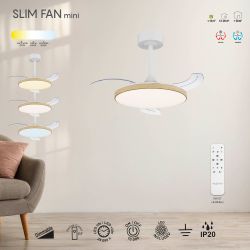 9009 Люстра-вентилятор SLIM FAN mini