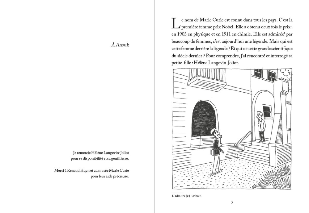 Mondes en VF - Marie Curie, ma grand-mère - Niv. A1 - Livre + audios