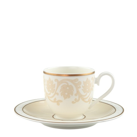 Villeroy & Boch Чашка с блюдцем Ivoire 100 мл для эспрессо 10-4390-1430 + 10-4390-1420