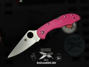 Складной нож Spyderco Delica 4 Lightweight C11FPPNS30V c клинком из стали CPM-S30V, рукоять FRN