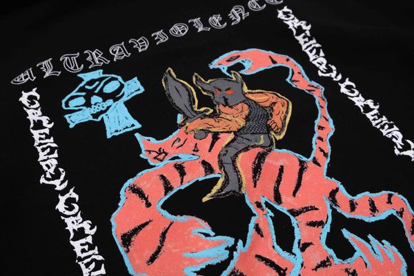 Худи Zip Рыцарь черное - фото 4