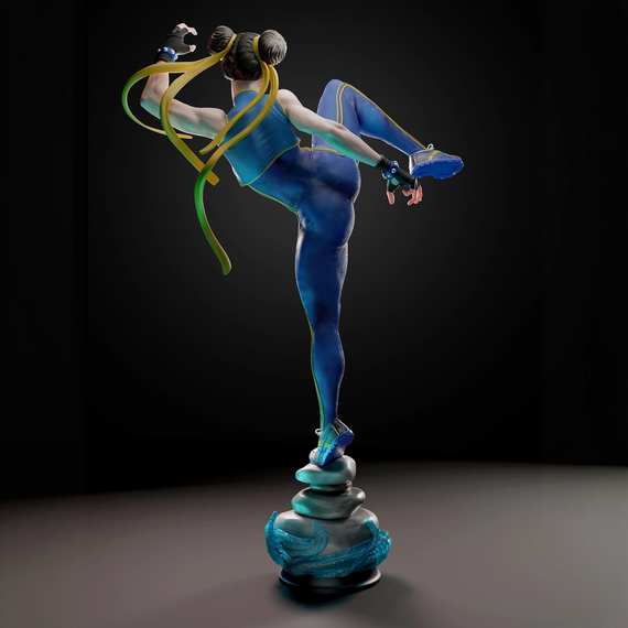Chun Li battle pose - Street Fighter