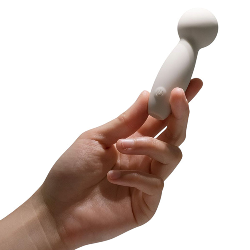 Серый аккумуляторный мини-wand 9,5см с шаровидной головкой Sose Harmony HA00104