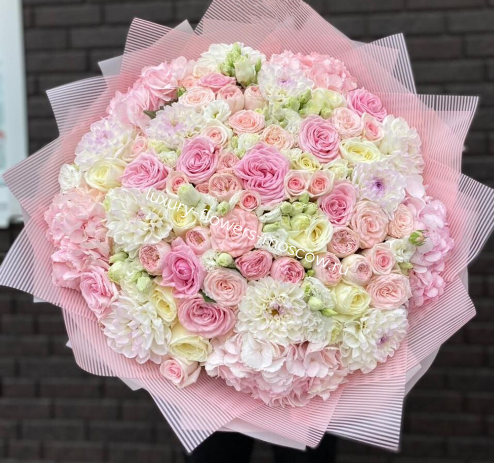 Микс с пионовидными кустовыми 7