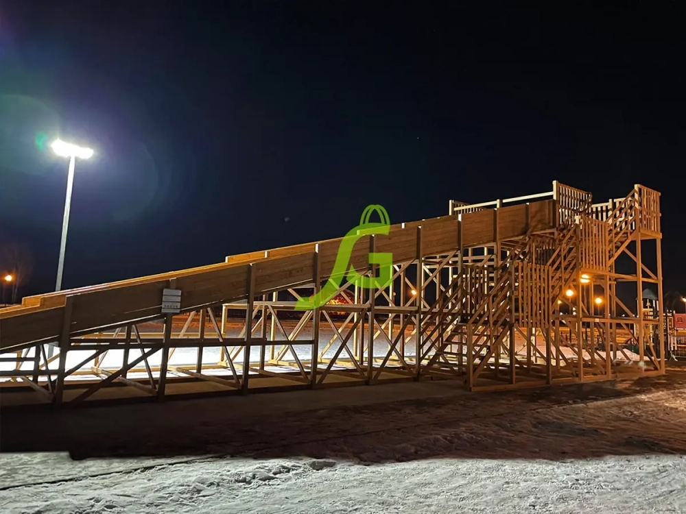 Зимняя горка IgraGrad Snow Fox, скат 18 м мод.3824