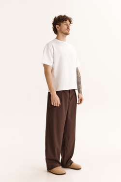 Pleated Pant - Brown (Men's)