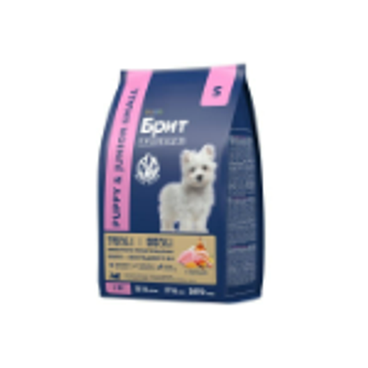 Сухой корм для щенков Брит BRIT PREMIUM Dog Puppy and Junior Small с курицей, 1кг