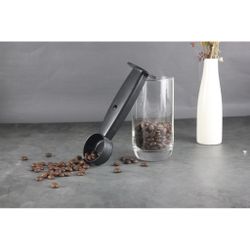 Ложка для дозирования и трамбовки с темпером черная пластик Barbossa