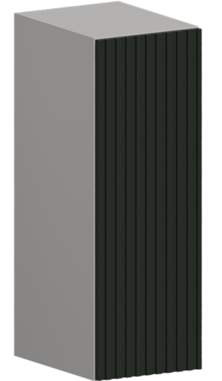 Кухня Модуль ШВ 250 Белый / Насыщенно-зеленый