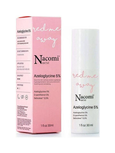 Floslek Next Level Azeloglicyna 5% kojące serum do twarzy do cery naczynkowej i z trądzikiem różowatym 30ml
