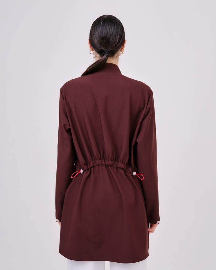 Топ медицинский женский Сартори, шоколад