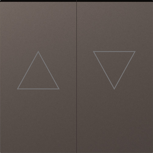 Клавиша 2-я со стрелками для жалюзи, мокко, серия A07