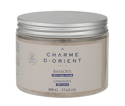 CHARME D'ORIENT Маска минеральная «Рассул» с ароматом герани Rassoul parfum géranium (Шарм ди Ориент) 500 гр