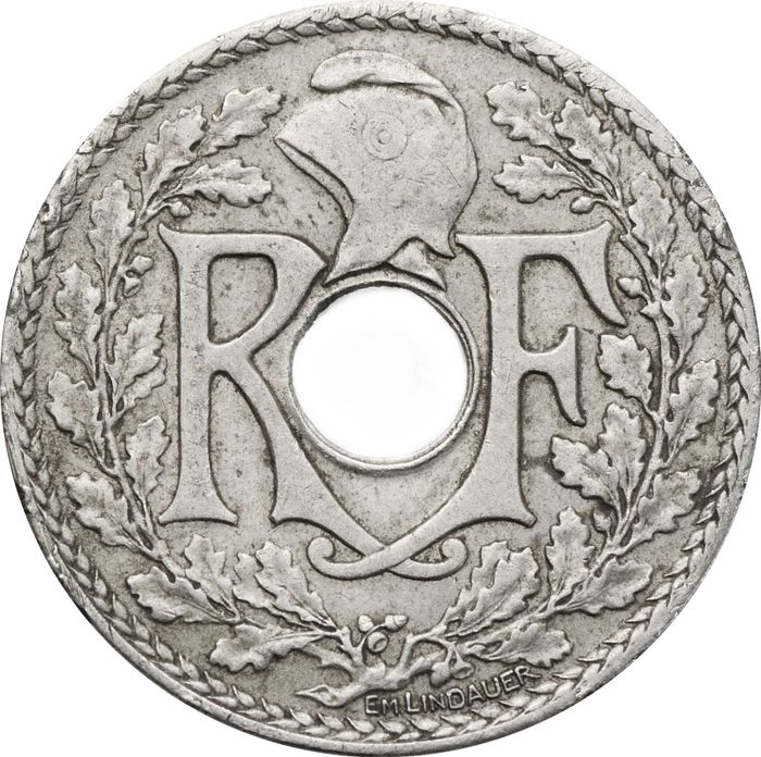 25 сантимов 1938 Франция