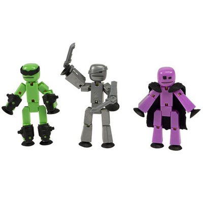 Фигурки Stikbot, Off the Grid Raptus, 3 шт, TST614R