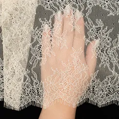 Кружево реснички беж светлый/шампань (22*300 см)