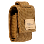 Набор Zippo в подарочной коробке (чёрная зажигалка Black Crackle и коричневый нейлоновый чехол)