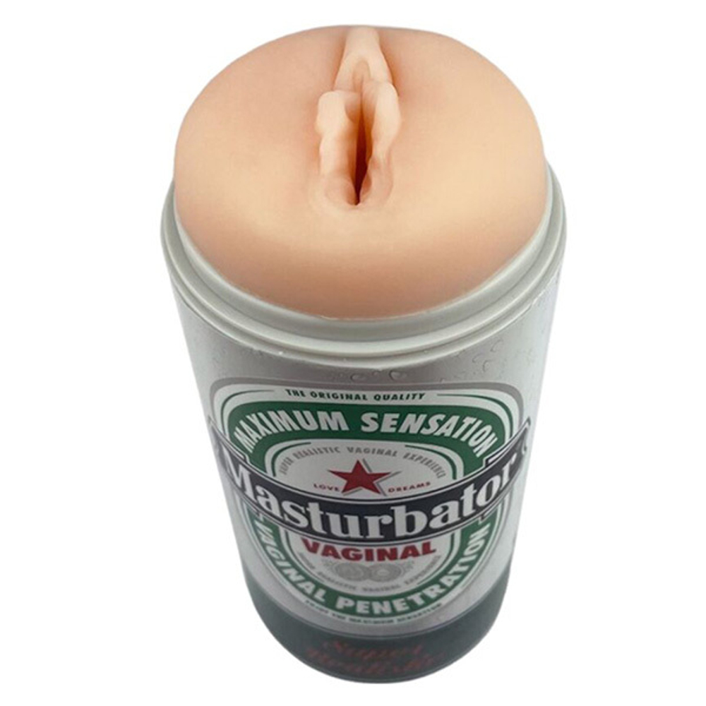 Мастурбатор-вагина 16см Cnex Alive Heineken Vagina II