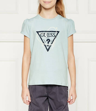 Футболка Guess - голубой(K4RI06 K6YW4)