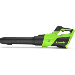Greenworks GD40BG3 40В воздуходувка аккумуляторная (1 x 4 Ач, ЗУ) 85 м/с 2408207UB