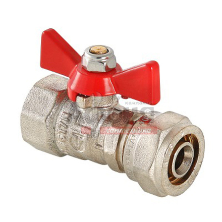 Кран шар. для металлопл. трубы 1/2"х16 г/ц баб. VALTEC (VT. 342)