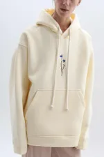 Худи Гербарий Warm Василек Экрю