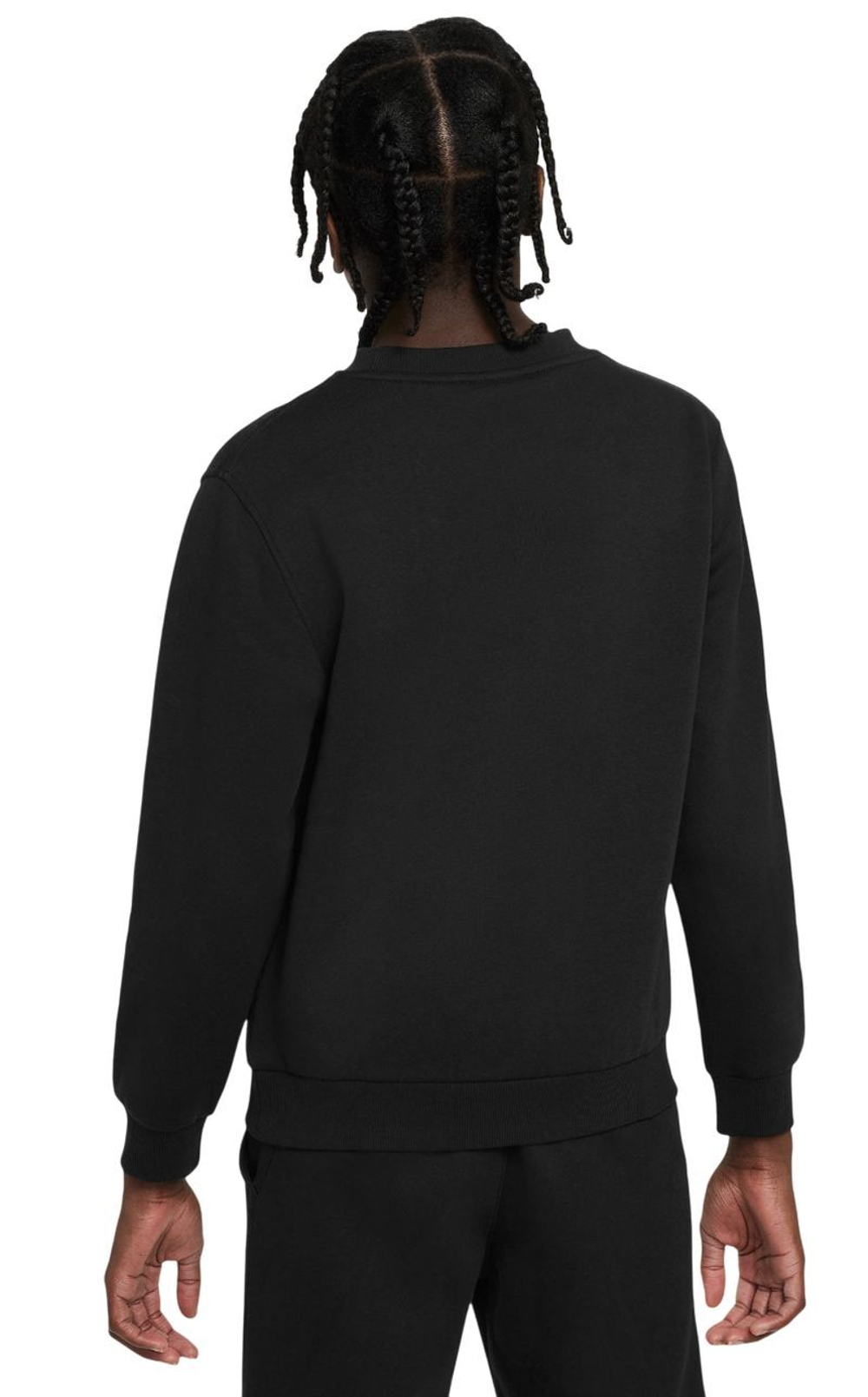 Детская теннисная толстовка Nike Kids Sportswear Club Fleece - black/white