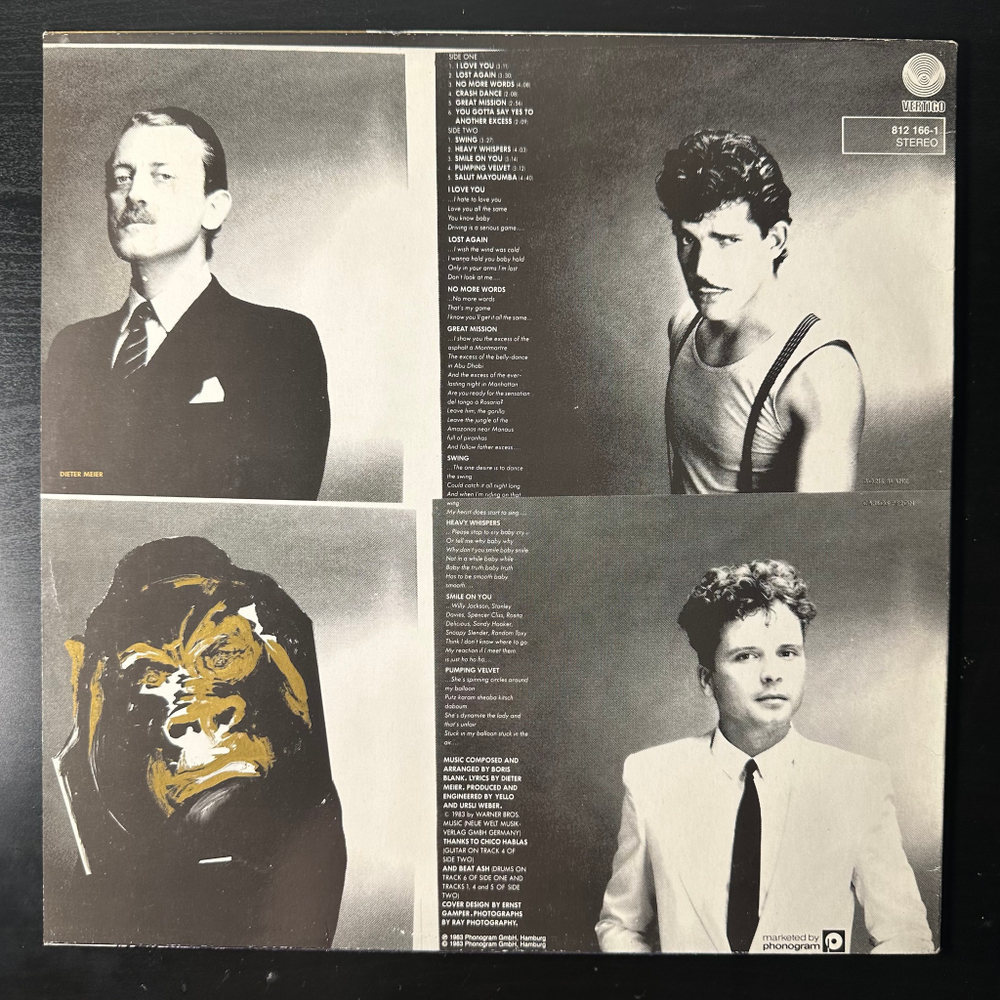 Yello ‎– You Gotta Say Yes To Another Excess (Голландия 1983г.)