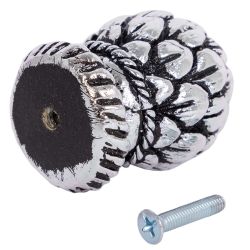 Ручка мебельная Источник Энергии Античное серебро