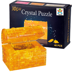 3D-Пазл Сундук Янтарный Crystal Puzzle