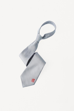 ZARA X WILLY CHAVARRIA ГАЛСТУК С ВЫШИВКОЙ ИЗ 100% ШЕЛКА, НЕБЕСНО-ГОЛУБОЙ