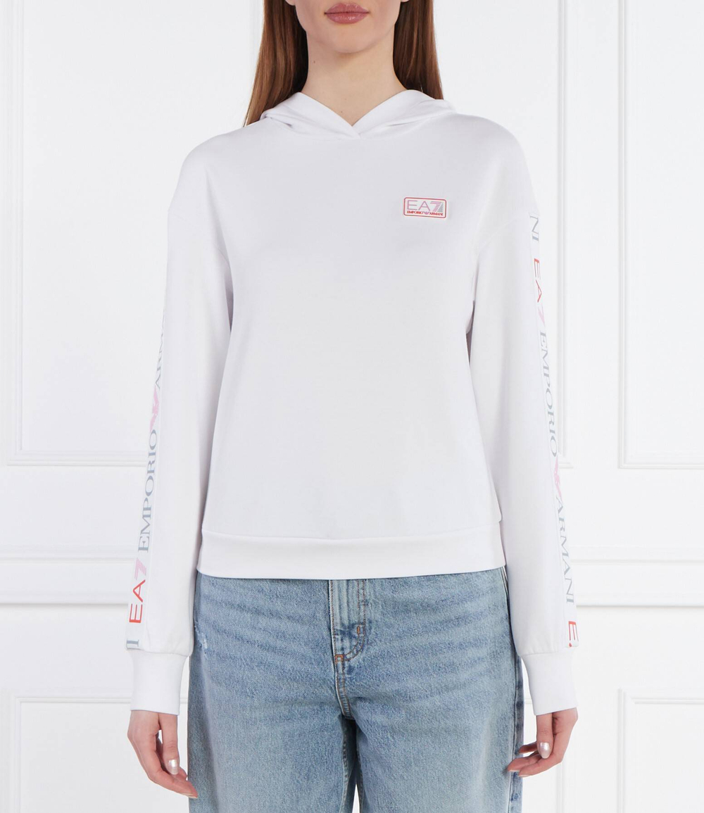 Худи EA7 - белый(3DTM32 TJKWZ)