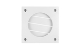 Решетка на магнитах RDP-170 белая (под трубу d 125мм, габарит 170х170мм)
