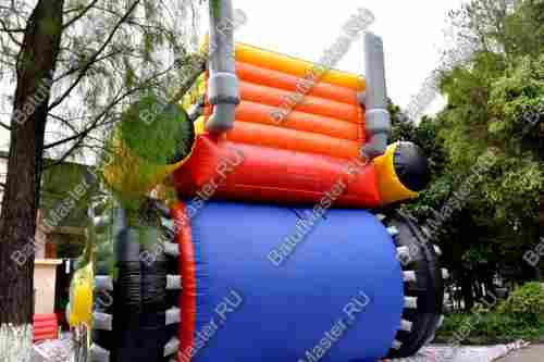 Детский надувной батут-горка "Бульдозер" 19*10*11 м