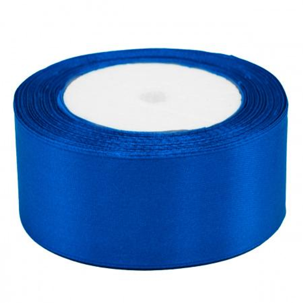 Лента Атласная 3,8см*22,85м Синий