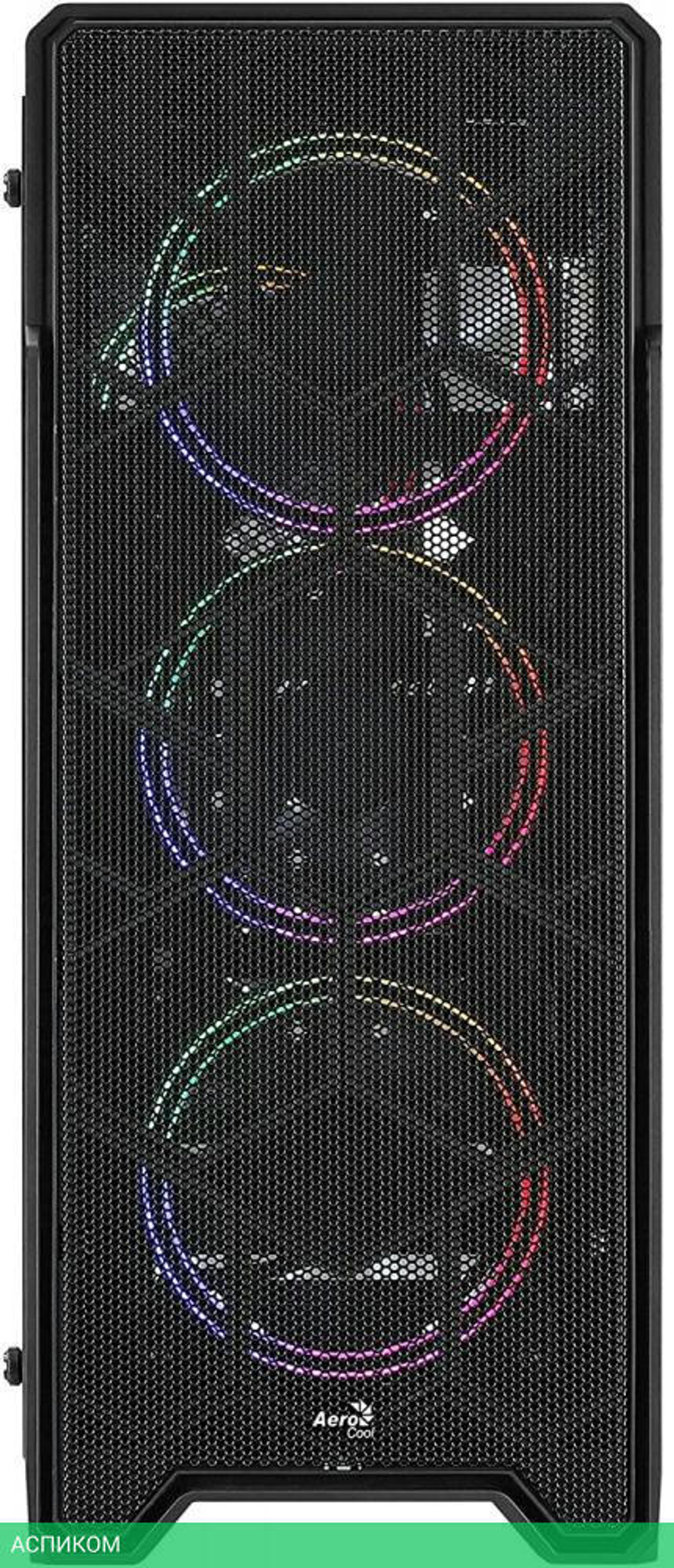 Корпус Aerocool Ore Saturn без БП ATX (FRGB-G-BK-v1)