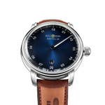 ZEPPELIN New Captain Collection Quartz Movement Men"s Watches Watch 40 Blue Dial Stainless Steel Case